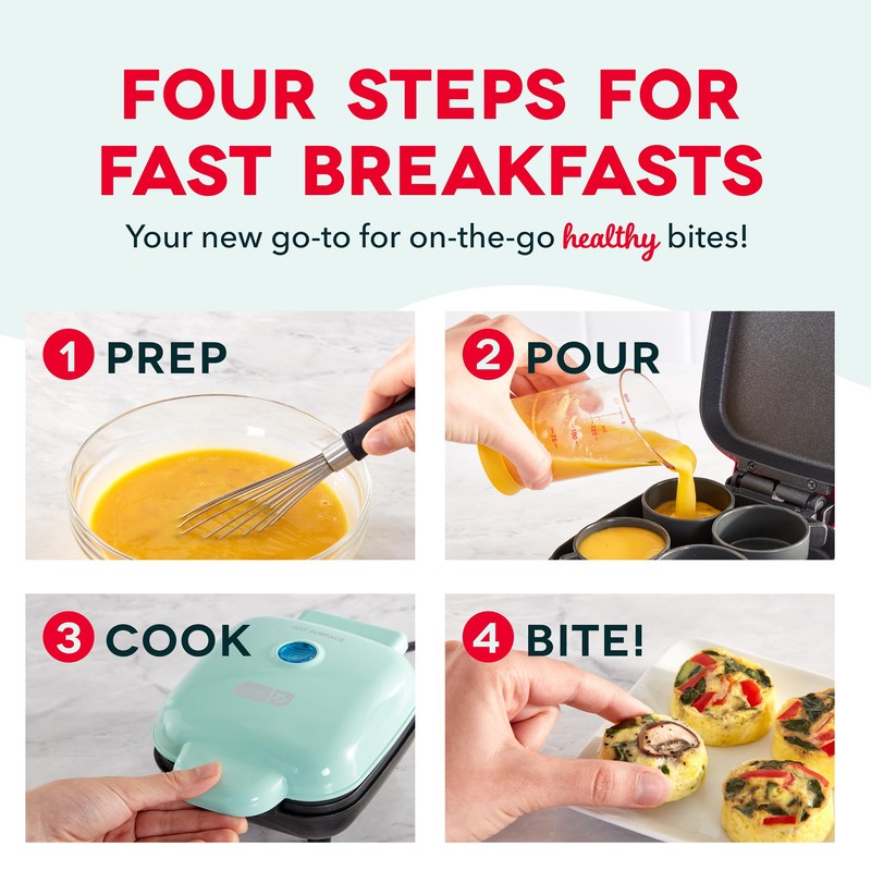 Dash Deluxe Egg Bite Maker - Electric Egg Bite Maker