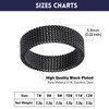 Bandmax Mesh Ring Women Men Stainless Steel Twist Finger Ring