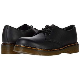Dr. Martens Kid's Collection 1461 – Little and Big Kids’ Shoes – Leather Upper – Round Toe – Rubber Outsole Black Softy T 2 UK (US 3 Little Kid) M