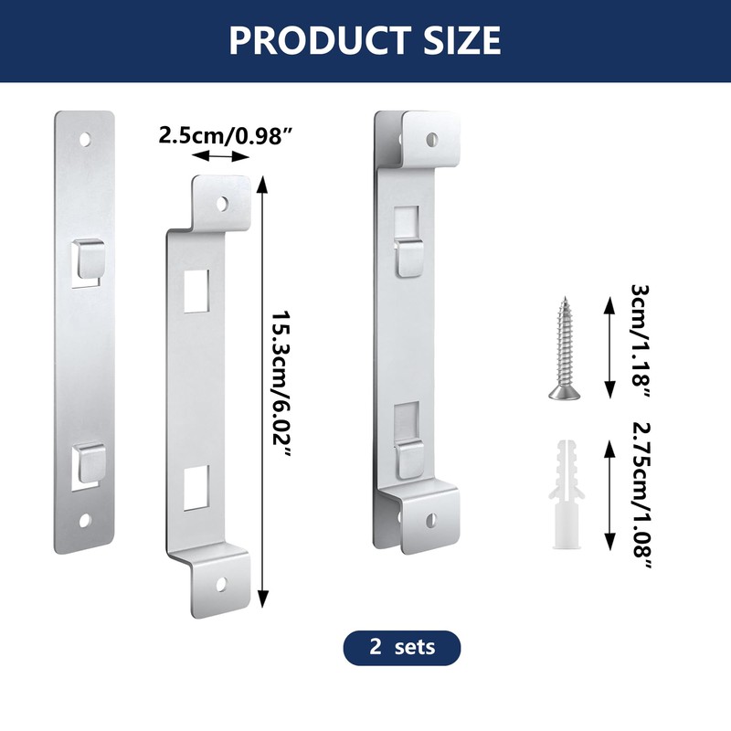 Rust Resistant Bird House Hanger Bracket 2 Sets Galvanized Steel
