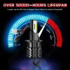 CHUSYYRAY 2x H3 LED Fog Driving DRL Lights Bulbs 6000K