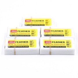 Feather Double Edge Blades 50 Count Base