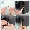 6pcs Zipper Pull Replacement, Zipper Part Replacement Detachable Metal Zipper