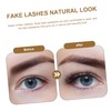 Healeved 20pairs Chemical Fiber False Eyelashes Natural Look Makeup Lashes