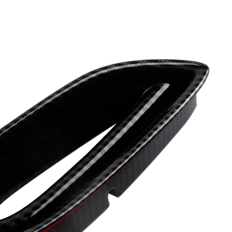 crosselec Carbon Fiber Front Bumper Air Vent Cover Trim Accessories