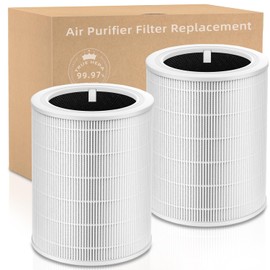 Amboseli 2 Packs Core 600S Replacement Filter Compatible with LEVOIT Core 600S Air Purifier, 3-in-1 H13 True HEPA Filter, High-Efficiency Activated Carbon, Compared to Part #Core 600S-RF