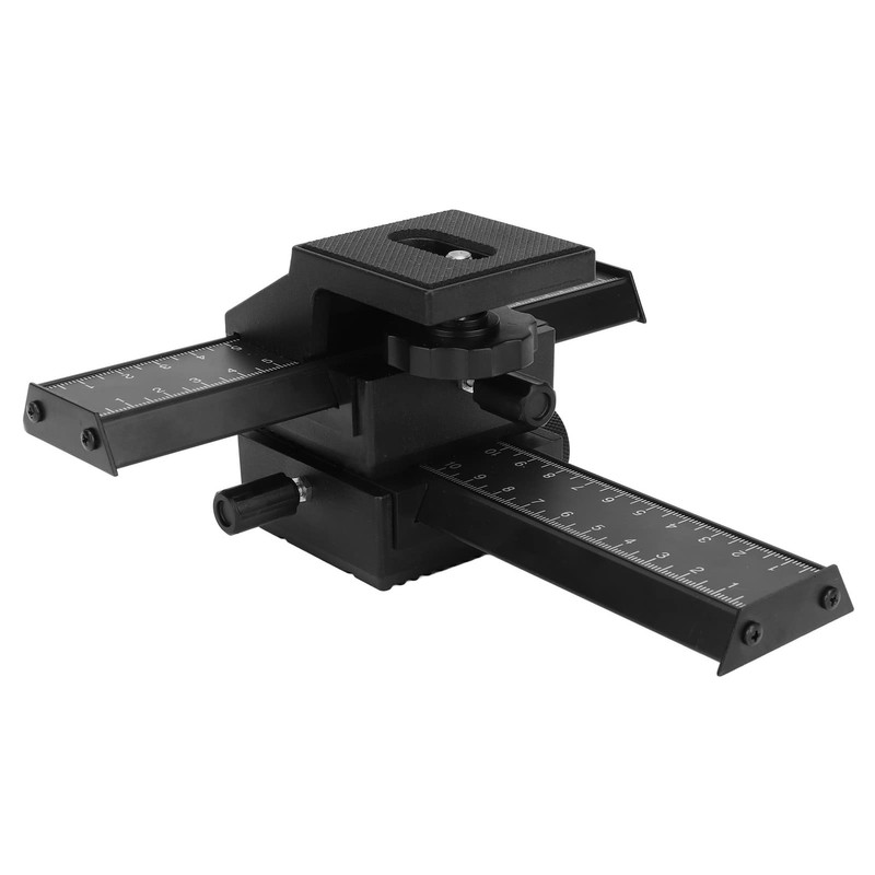 4 Way Macro Focusing Rail Slider, Aluminum Alloy Close Up