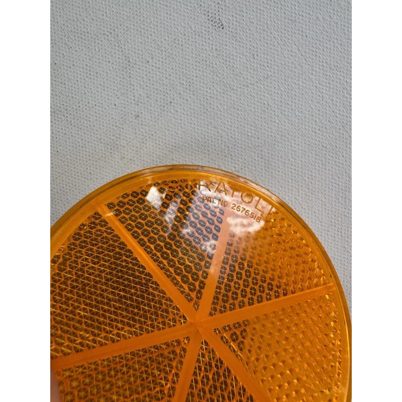 STRATOLITE Round Red Plastic Reflector STRATOLITE MFG#38 PAT.#2676518 New