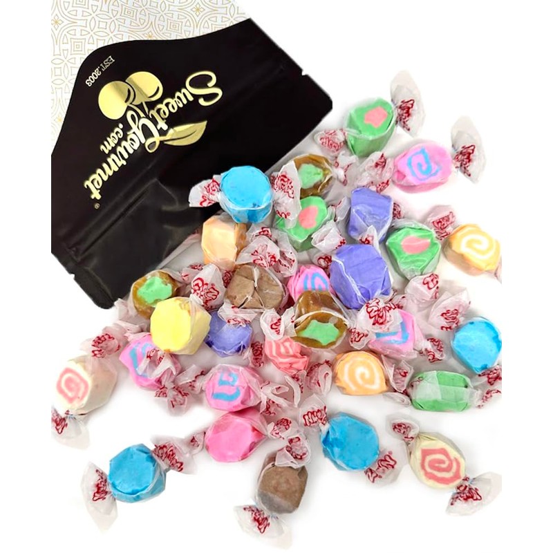 SweetGourmet Assorted Salt Water Taffy | Boardwalk Flavors Collection |