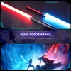 MozkeTo19 Lightsaber, Upgraded RGB 15 Colors and 4 Battle Sound
