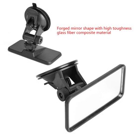 Senyar Espejo para automóvil para bebés, interior ajustable para automóvil Espejo retrovisor para bebés Cristal para monitor de niños para asiento de seguridad con succión