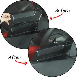 Daeiclru Car Infotainment Screen Navigation Back Cover Compatible with Corvette C8 2020-2023, ABS Center Console Screen Cover Trim, Interior Dash Trim Accessories (Matt Black)