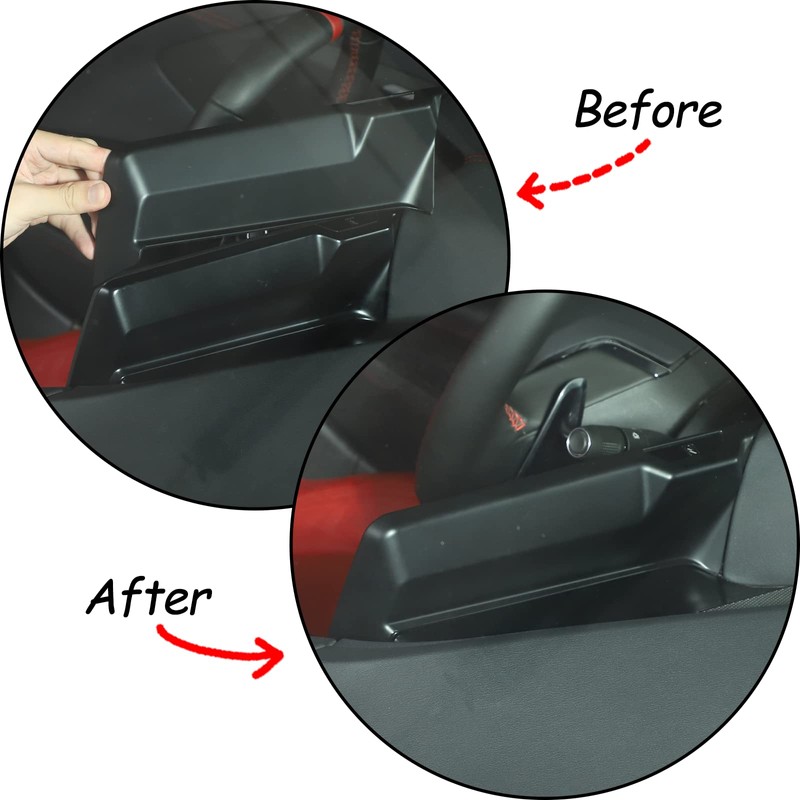 Daeiclru Car Infotainment Screen Navigation Back Cover Compatible with Corvette