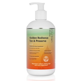 Loción autobronceadora sin sol totalmente natural FountainGlow Self Tanner | Loción autobronceadora instantánea con Moi