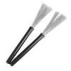 Telescopic Drum Sticks, Comfortable Grip 2PCS Lightweight Wire Drum Brush