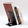 I-TOTAL® - Cute Metal Book Stand Bookends/Bookends for Shelf/Table (Crushed)