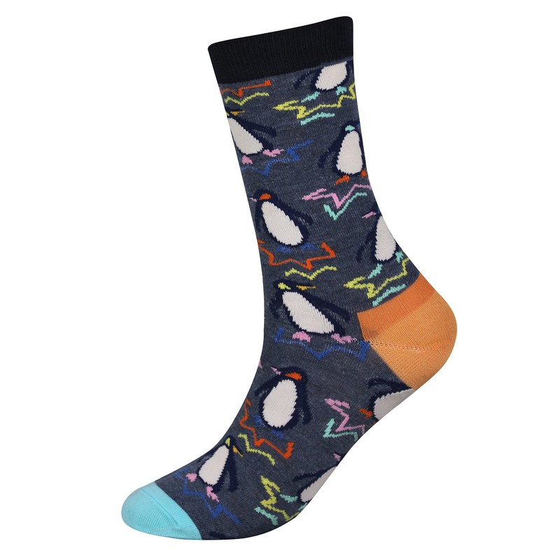 Wish Island - Calcetines de algodón para hombre, 5 unidades,