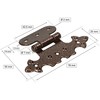 KOTARBAU® Decorative Cabinet Hinge Asymmetrical Retro Hinge Antique Copper