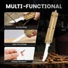 Utility Knife, All-Metal Manual Box Cutter with Quick-Change Stainless Steel