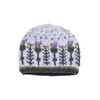 Pachamama Women Wool Beanie Hat Handknitted Scots Thistle Design Multicoloured