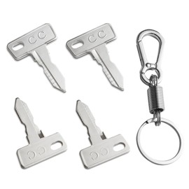 Mixopoly 4 Pack Ignition Keys, Golf Cart Keys Replacement for Club Car DS 1982-up, Precedent 2004-up Gas Electric Model, Replace OEM 1012505