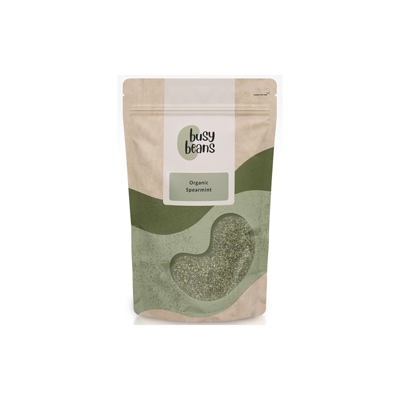 Organic Spearmint Tea (Mint) - Certified Organic - by Busy