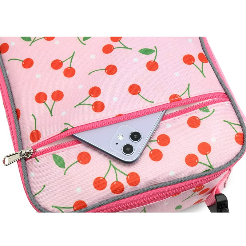 FlowFly Kids Lunch box Insulated Soft Bag Mini Cooler Back