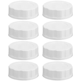 JECOMPRIS 8 Pcs Baby Bottle Travel Caps Milk Bottle Lids Replacement Baby Bottle Sealing Caps Baby Feeding Essentials