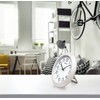 Seiko Clock, Wall Clock, Dual Clock, Radio, Analog, White Pearl,