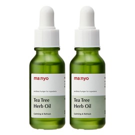 Manyo Factory Tea Tree Herb Oil, 20ml, 2 pcs / 마녀공장 티트리 허브 오일, 20ml, 2개
