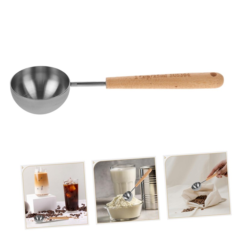 STOBAZA Coffee Measuring Spoon with Handle Accurate Scoop for Coffee