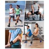 Adjustable Ankle Weights 1-10 LBS Pair with Removable Weight for