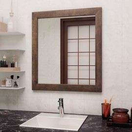 Stickyart Dark Wood Bulletin Board Borders 3inx50ft Mirror Frame Border Peel and Stick Wood Wallpaper Border Trim for Bathroom Removable Textured Mirror Frame Tape Classroom Poster Bulletin Board Trim