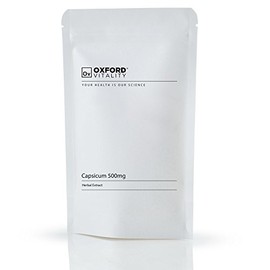 Capsicum Tablets 500mg | High Strength Extract | Vegan | Natural | UK Manufactured | Oxford Vitality