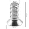 NOTRICKT MS-018 M5x12 Cross Hole Countersunk Machine Screw, Stainless Steel,