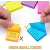 Sticky Notes 1.5x2 inch Bright Colors Self-Stick Pads 24 Pads/Pack