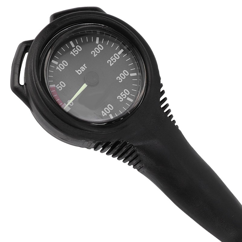 Professional Luminous Submersible Scuba Diving Pressure Gauge 400 Bar Console