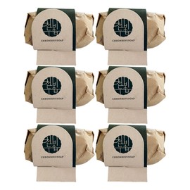 Jeongango Cloth Soap 120g 6 Pieces / Circle / 천비누솝 정안고 120g 6개  써클