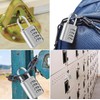 2 Pack Combination Padlock, 4 Digit Resettable Outdoor Waterproof Padlock