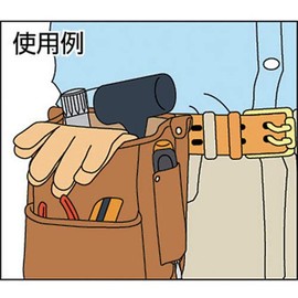 TRUSCO Nakayama Leather Waist Bag, 71.1 x 8.7 inches (180 x 220 cm), NK