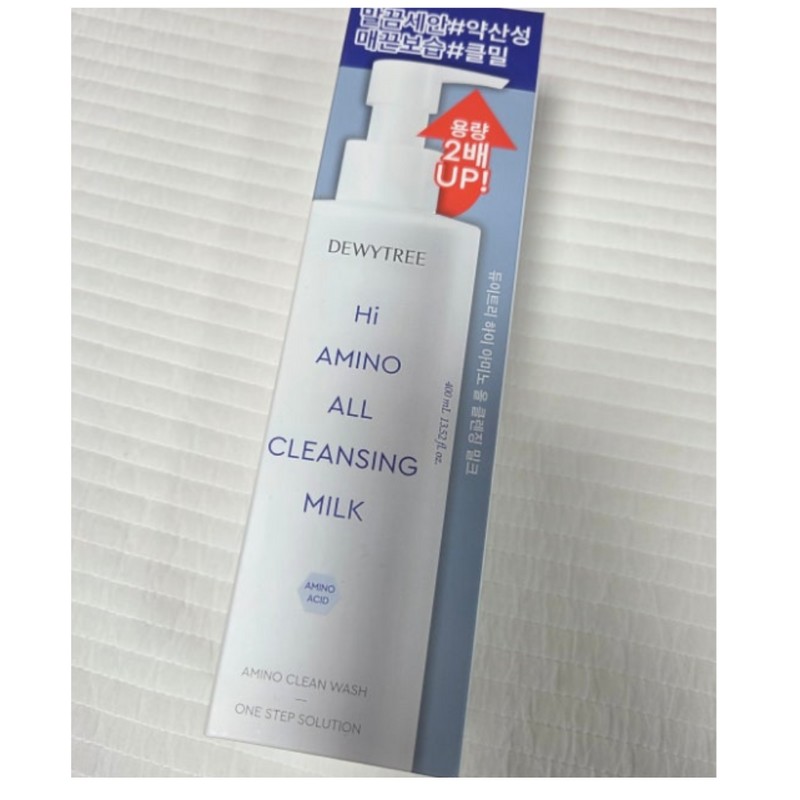 Dewytree High Amino All Cleansing Milk Large Capacity 400ml 4pcs