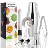 LIVE4COOL Boston Shaker, 8-Piece Cocktail Set - 750 ml Stainless