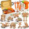 YongnKids 158 Pcs Kids Tool Set Construction STEM Building Blocks