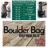 Boulder Bag MAX Comfort Back Support Tool Belt - Black.