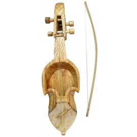 Himalayan Craft Sarangi Traditional Nepali Folk Musical Instrument Nepali Violin For Live Play 21 Inch Large Gaine Sarangi Made In Nepal Great For Playing Live Professionals, Learn Music & Decorations