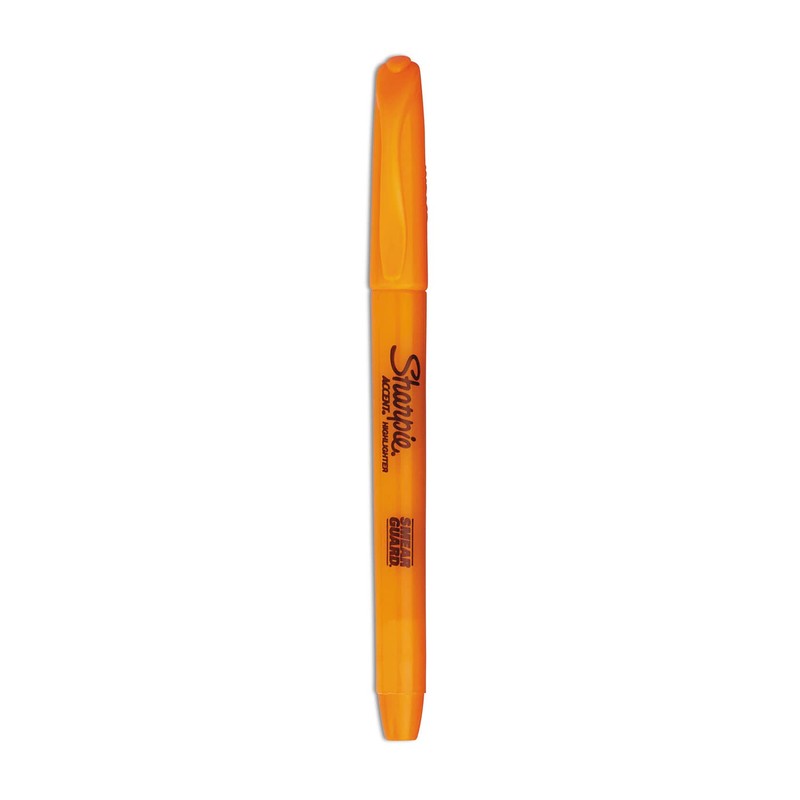 Sharpie Pocket Highlighter, Chisel Tip, Orange, Dozen (SAN27006)