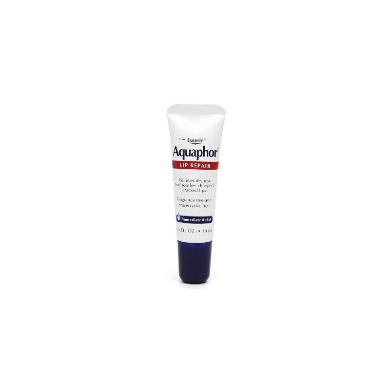 Aquaphor Reparación de labios, alivio inmediato, 0.35 onzas líquidas, paquete