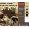viceroy bedding 1 Seater Chair Sofa Protector BURGUNDY WINE 23''