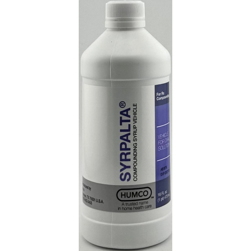 Humco Syrpalta Compounding Syrup Vehicle Oral Solution Fast Cough Relief