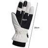 MTSDM Ski Gloves Women, Winter Waterproof Performance Snow Cold Weather